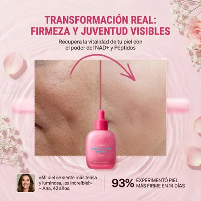 Suero de Péptidos BioLift NAD+ — Mejora visible de la piel en 7 días.